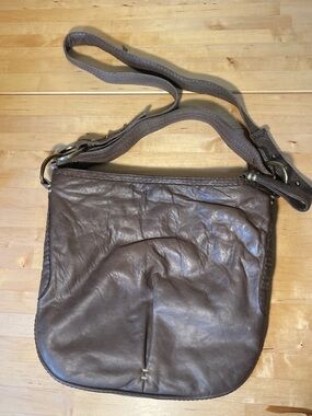 49 Square Miles Leather Crossbody Bag Soft Buck Leather Artisan Shoulder Purse